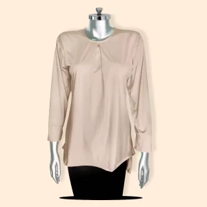 ladies basic top cream
