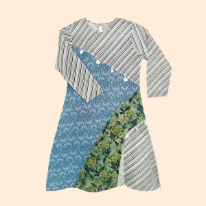 ladies long kurti sky