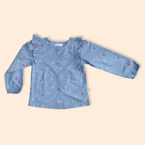girls flower design top