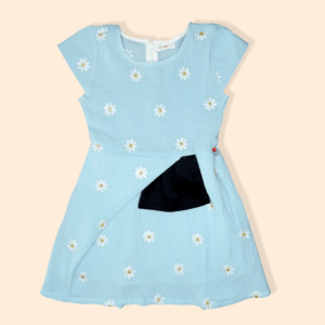 kids summer frock sky