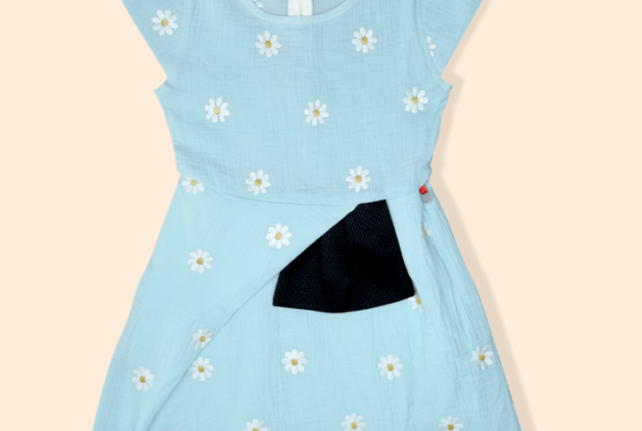 kids summer frock sky